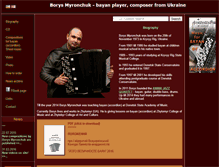 Tablet Screenshot of myronchuk.com